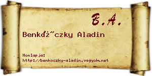 Benkóczky Aladin névjegykártya